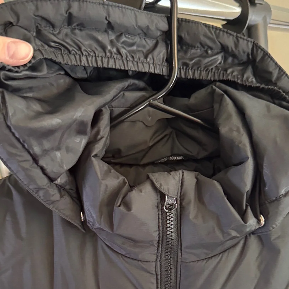 Kamik Kids Puffer Jacket in Red and Black